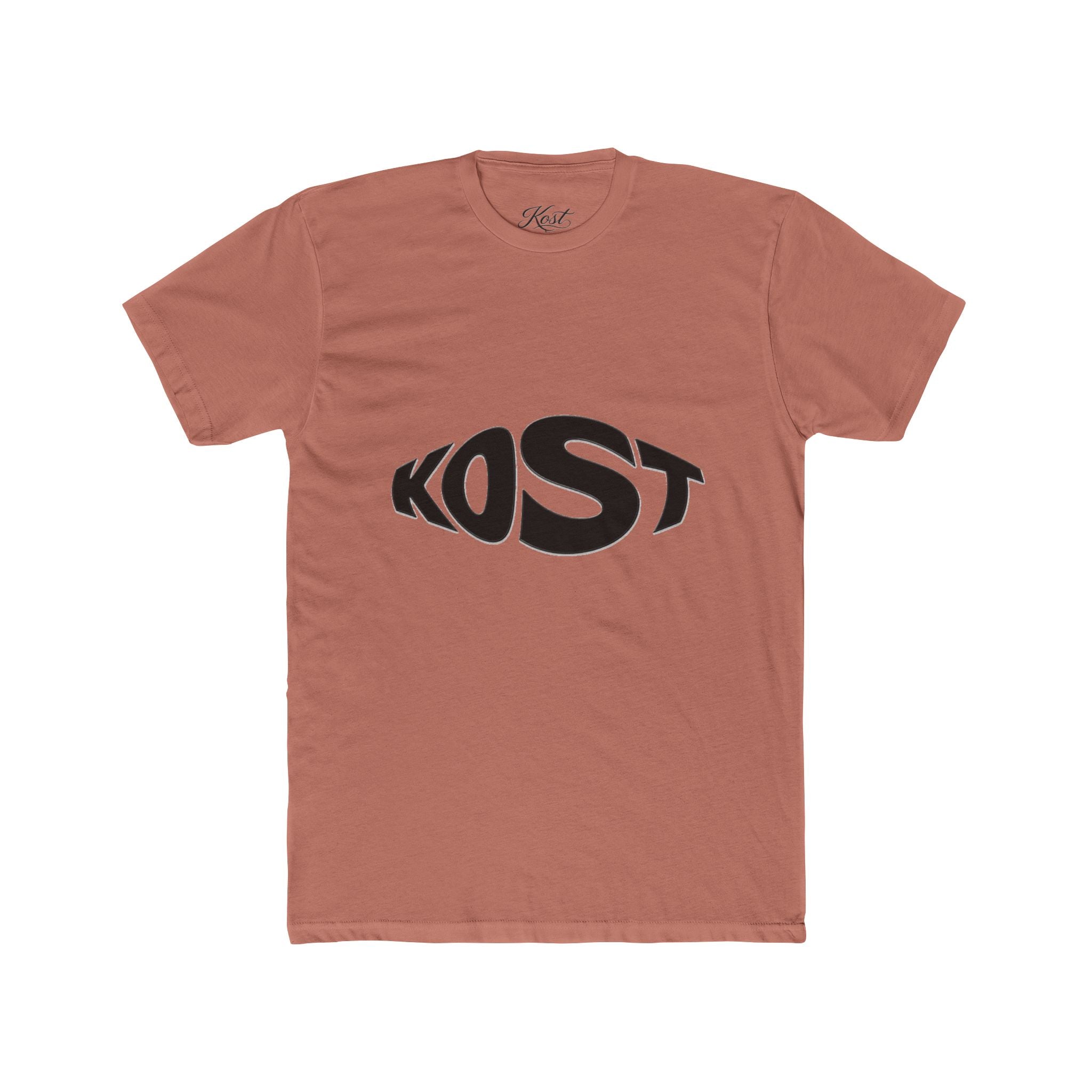 Kost Logo Tee — Minimal Black Graphic Cotton T-Shirt
