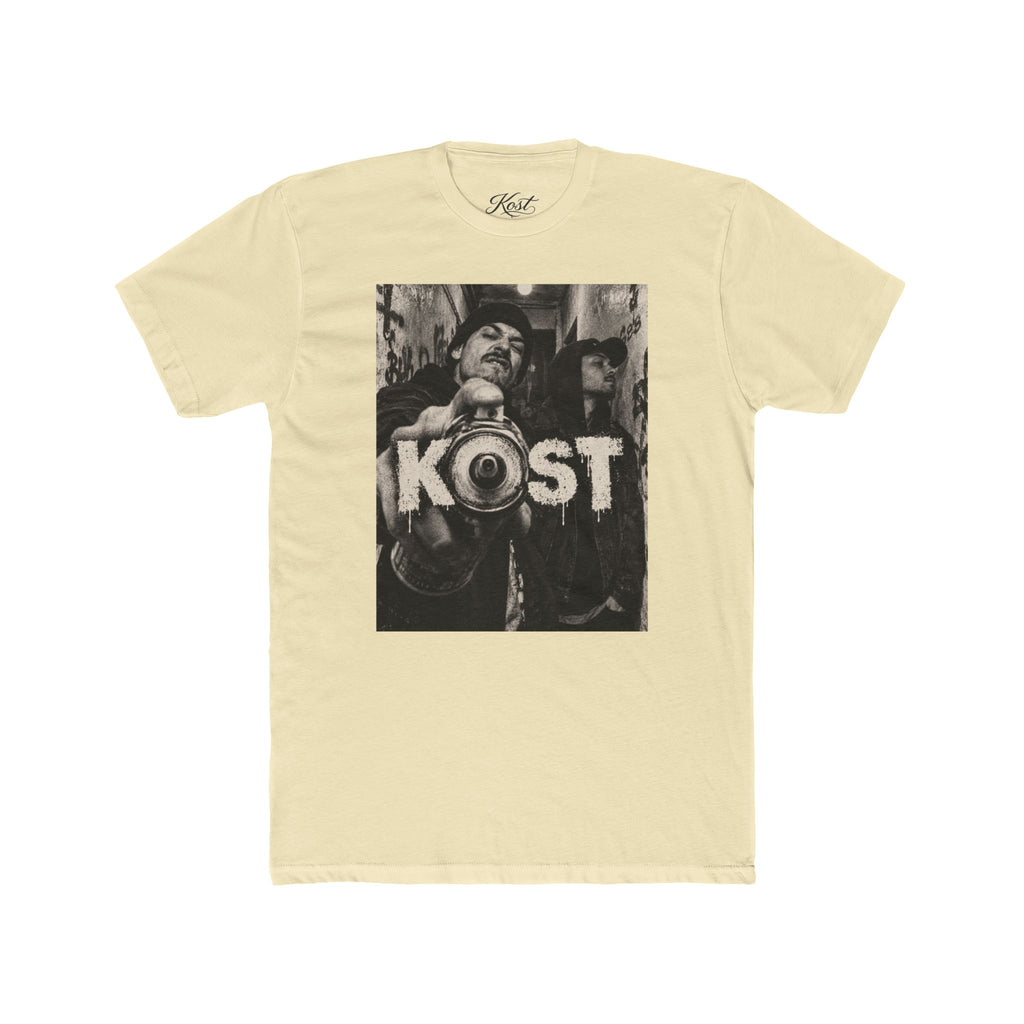 KOST Street Photo Crew Tee — Vintage Megaphone Graphic