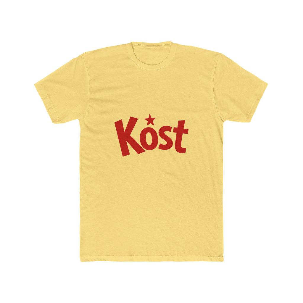 Kost Retro Script Tee — Bold Red Logo Shirt