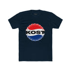 KOST Retro Bottle Cap Tee — Red, White & Blue Logo T-Shirt
