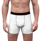 Men’s Boxer Briefs – White Minimalist KOOT Design