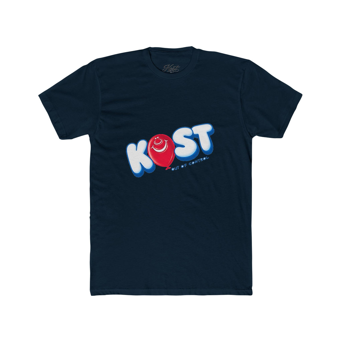 Kost Balloon Logo Tee — Retro Playful Graphic T-Shirt