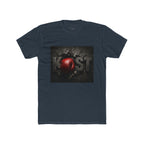 Lost Red Apple Graphic Tee — Distressed Dark Art T‑Shirt