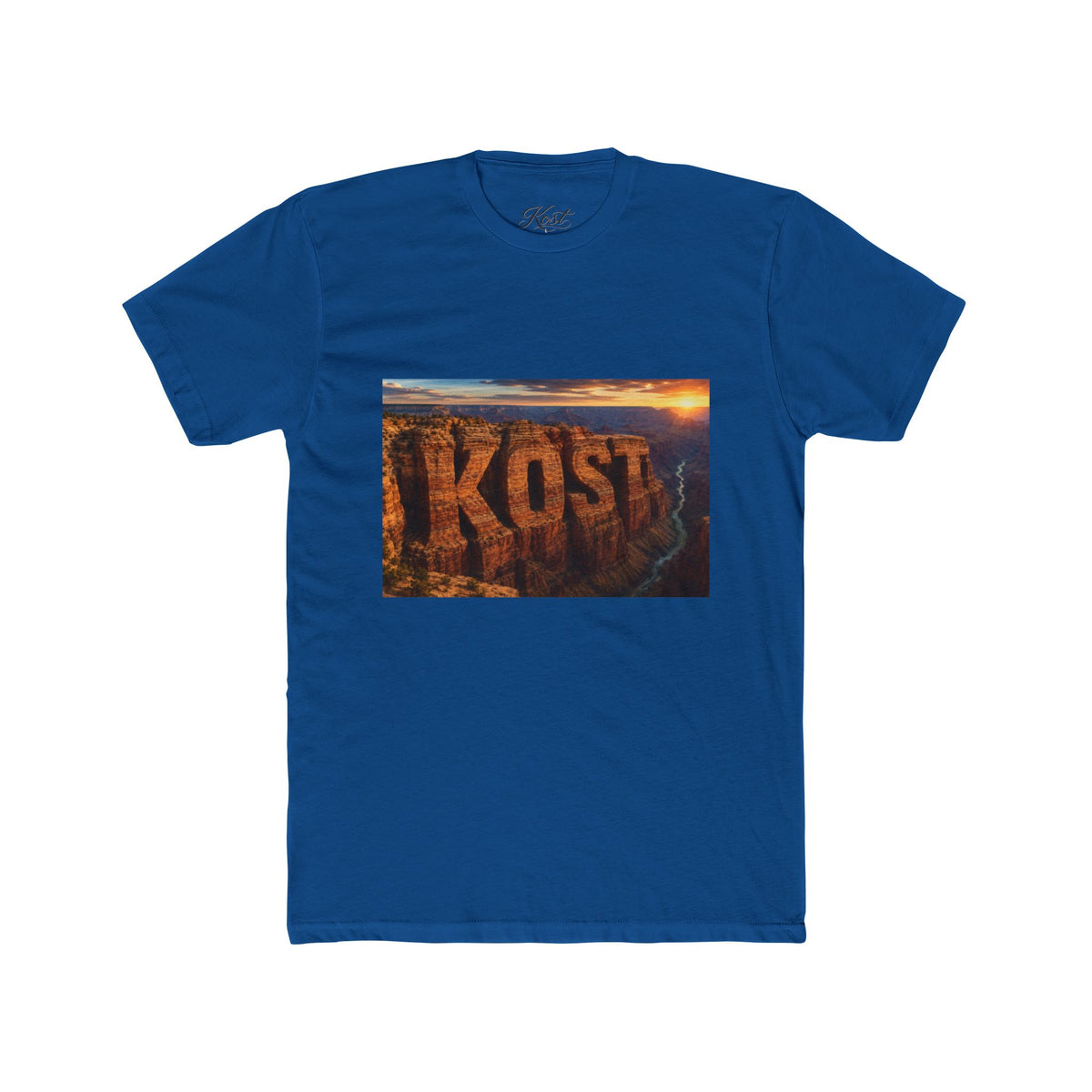 KOST Canyon Landscape Tee — Scenic Sunset Photo Graphic T-Shirt