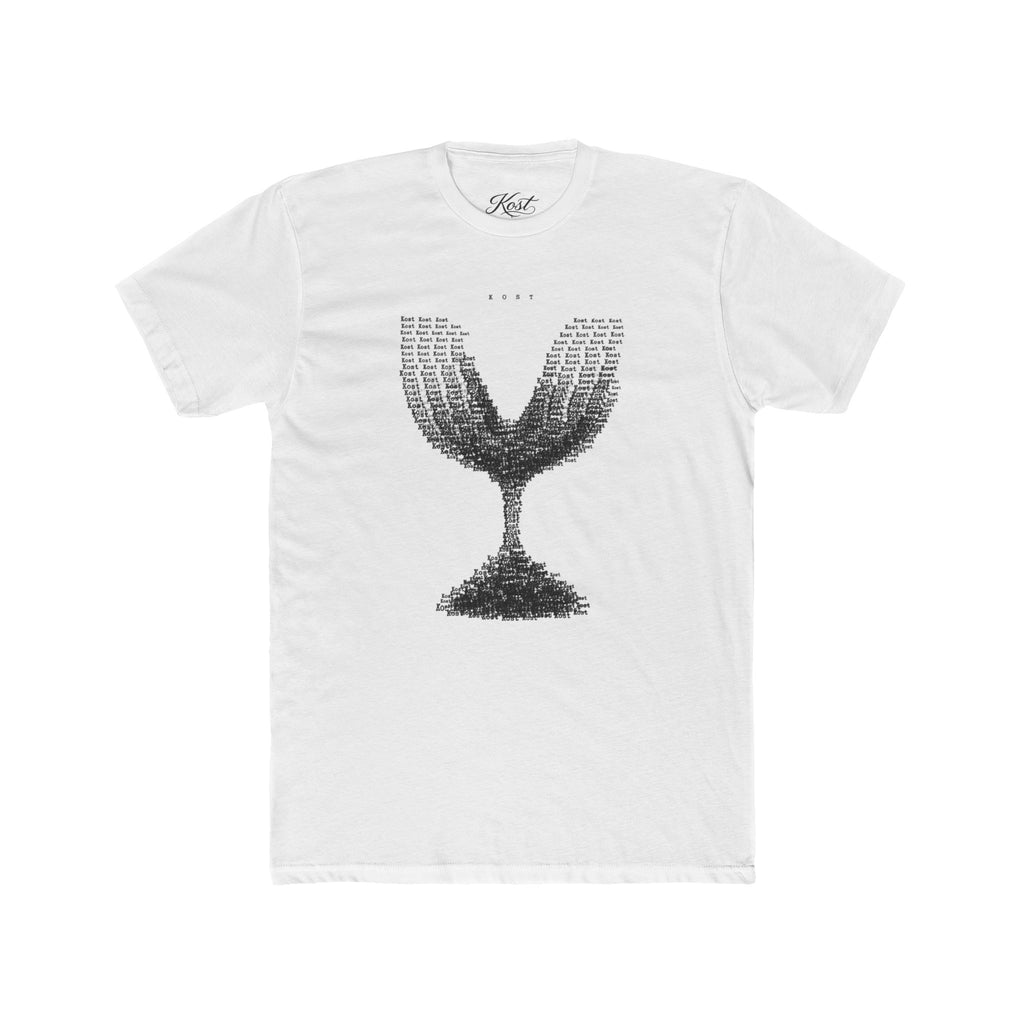Vintage Wine Glass Graphic T-Shirt