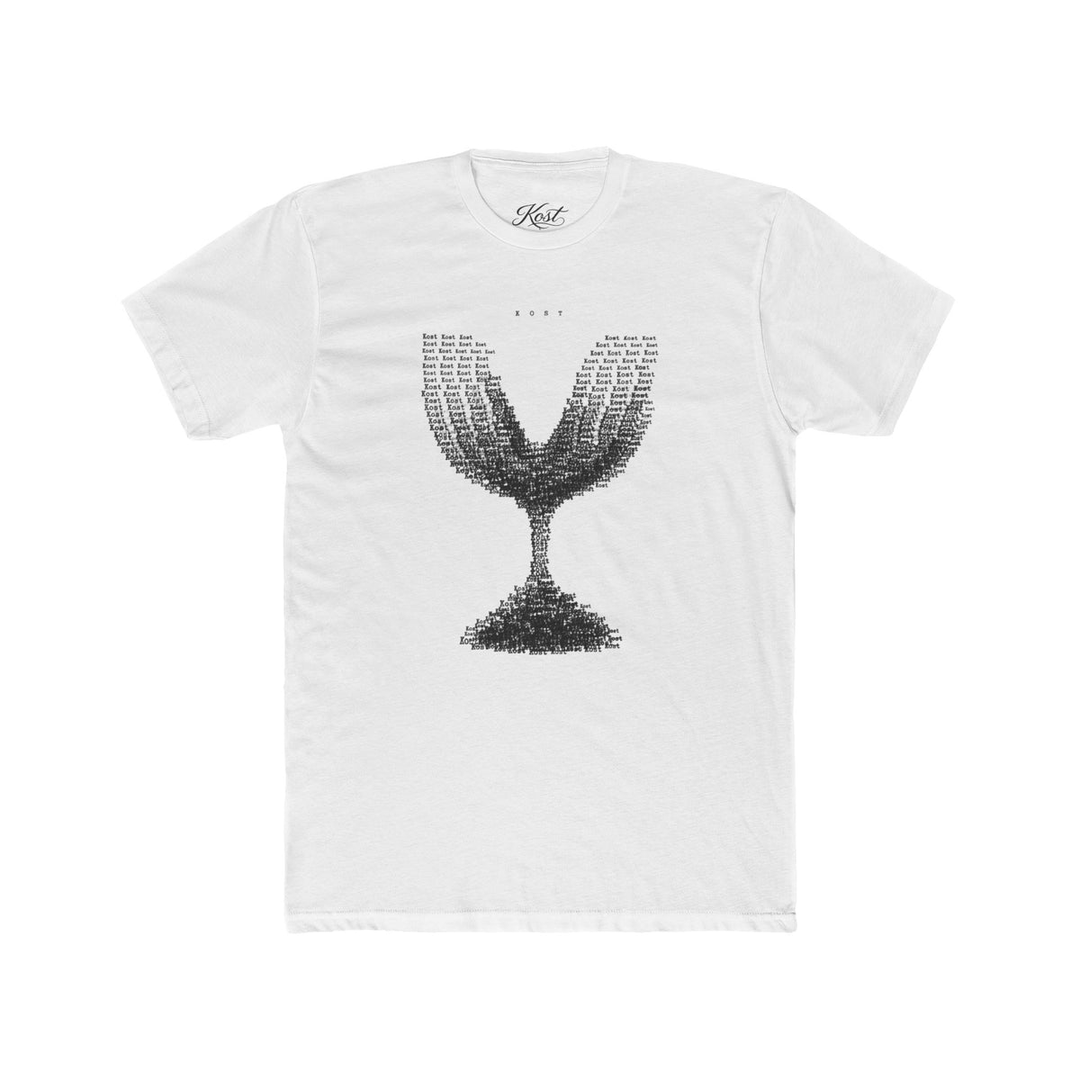 Vintage Wine Glass Graphic T-Shirt