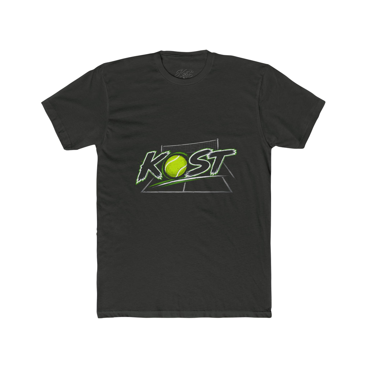 Tennis Tee — 'KOST' Graphic Cotton Crew Shirt