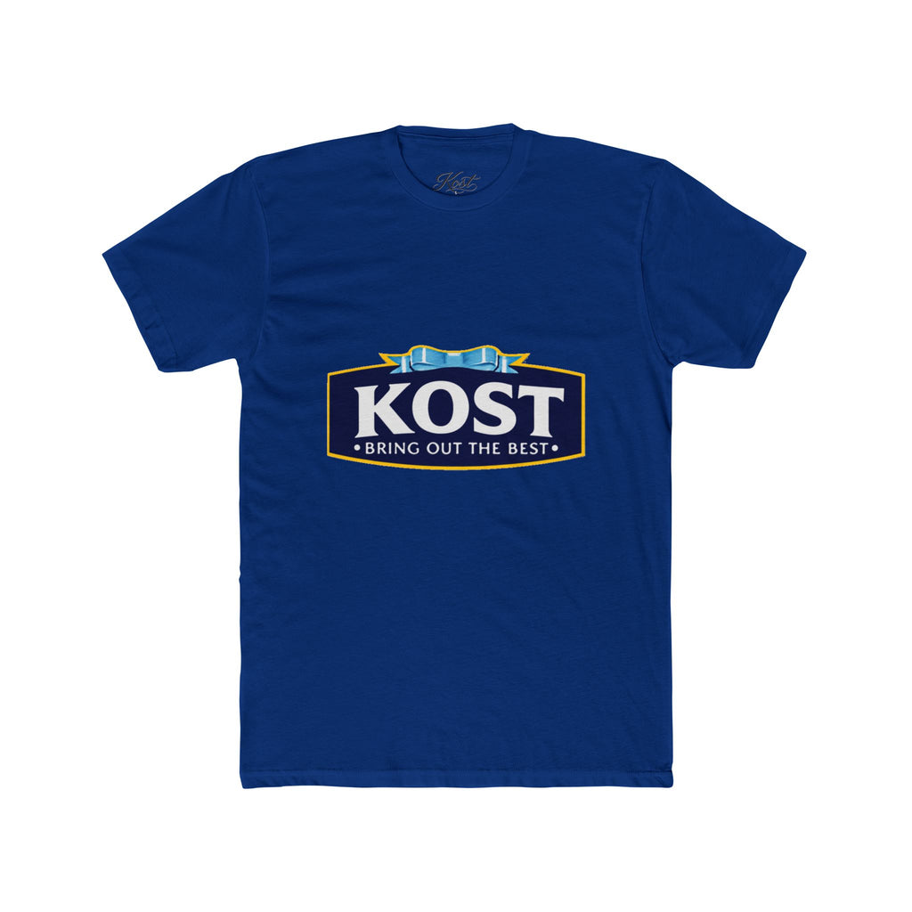 KOST Logo Tee — 'Bring Out The Best' Retro Badge Cotton T‑Shirt