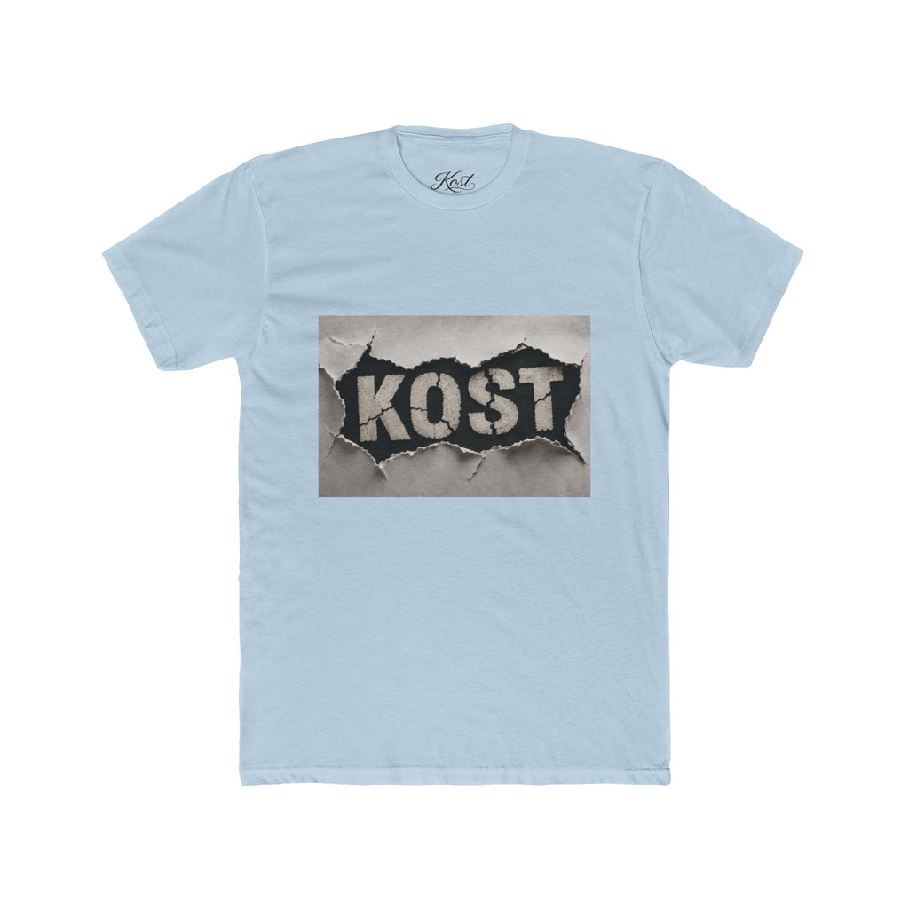 KOST Graphic T-Shirt – Distressed Black and White Streetwear Tee
