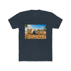 Coastal Beach Tee — 'KOST' Sand & Surf Graphic T-Shirt