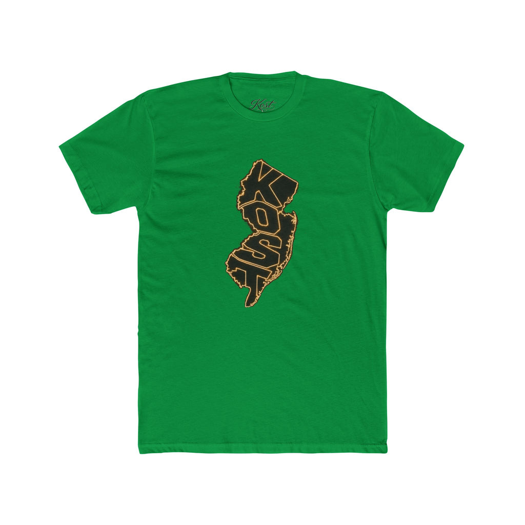 New Jersey Outline T-Shirt with 'KOP' Lettering – State Pride Tee