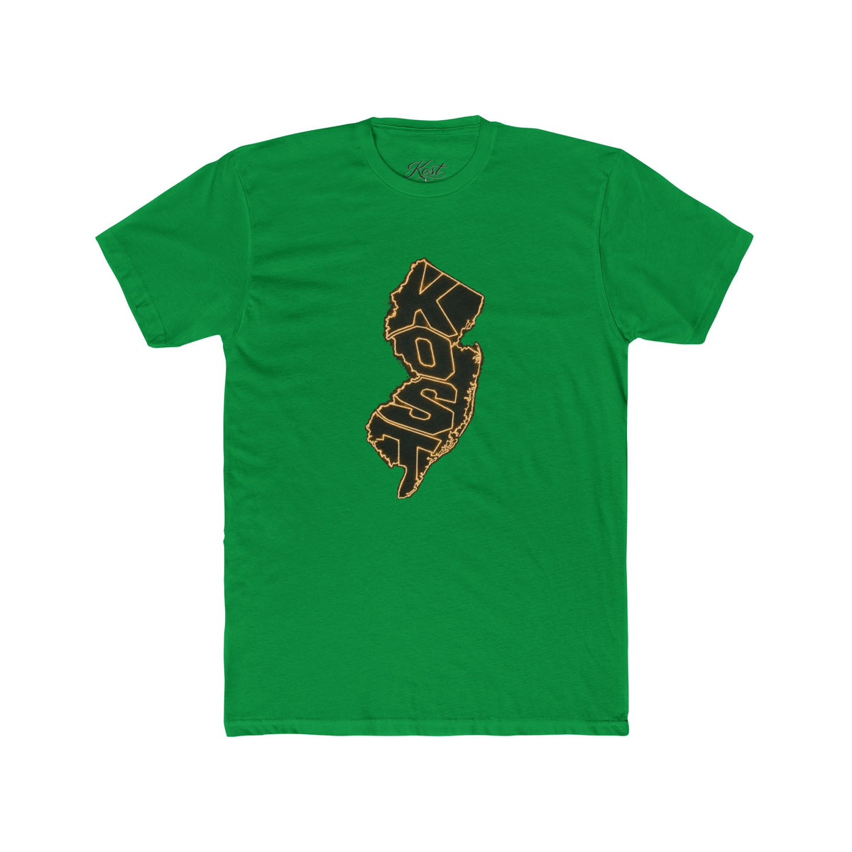 New Jersey Outline T-Shirt with 'KOP' Lettering – State Pride Tee