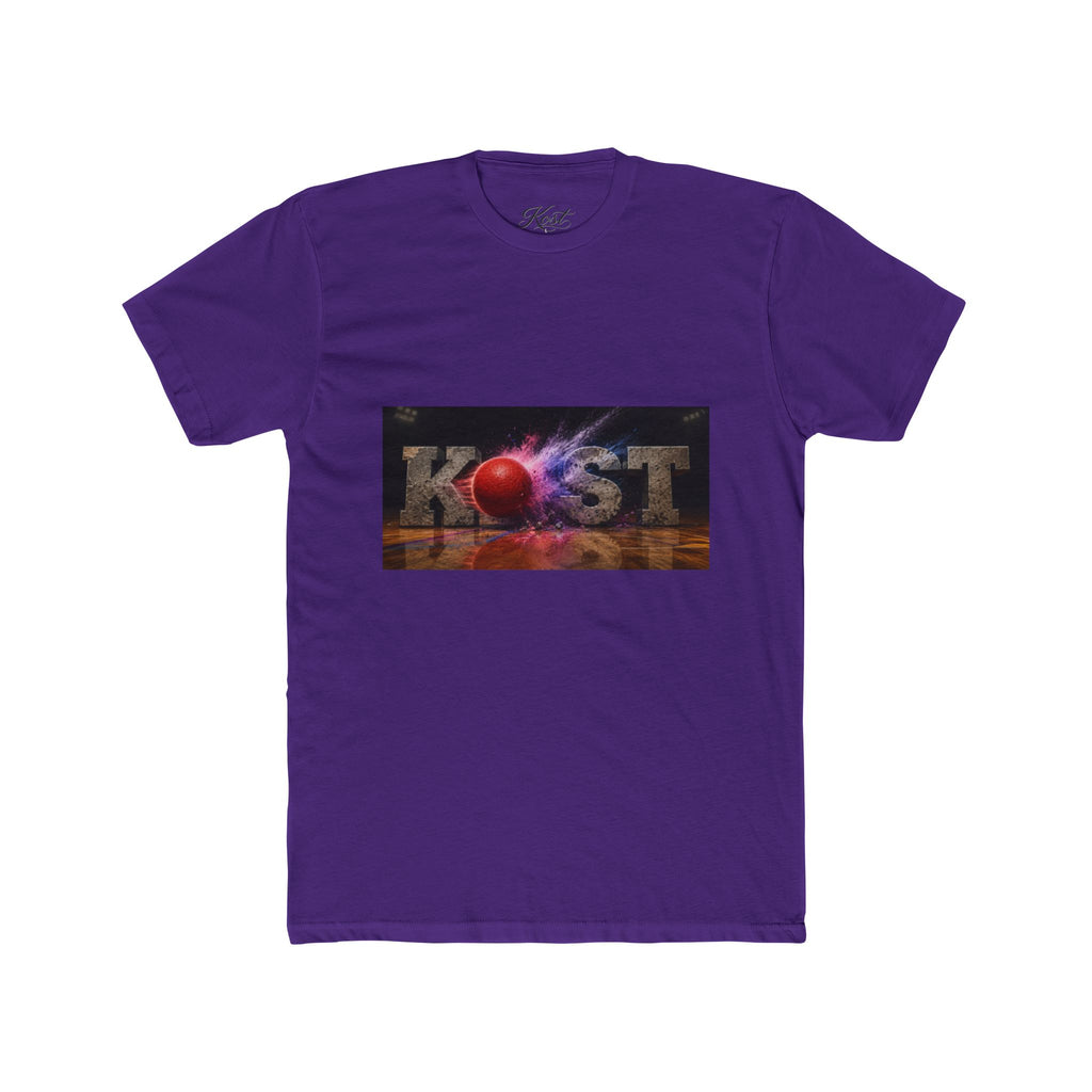 Cosmic Burst Tee — 'KOST' Retro Space Graphic T-Shirt