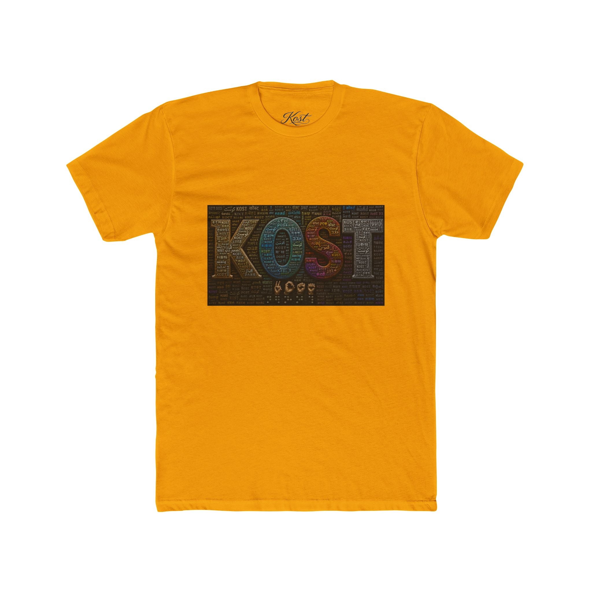 KOST Retro Block Logo Tee — Vintage-Style Graphic Cotton T-Shirt
