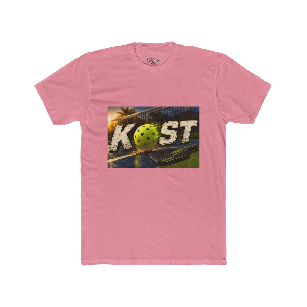 Pickleball Coast Graphic Tee — "COAST" Sunset Court Design