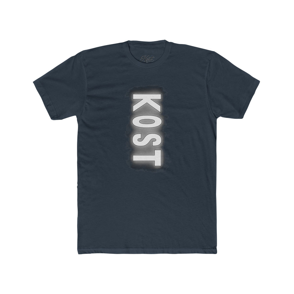 KOST Vertical Logo Tee — Grunge Vertical Graphic T-Shirt