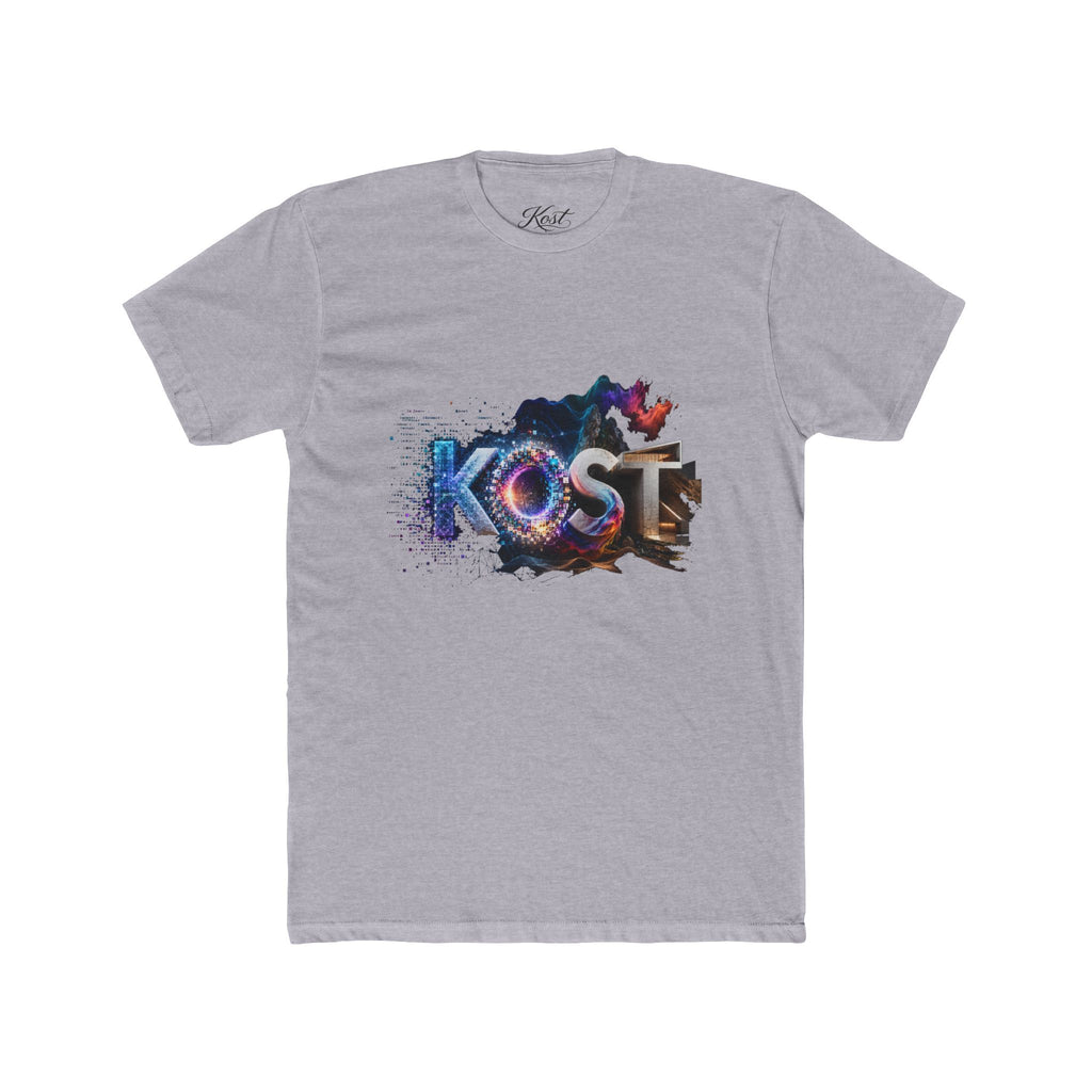 KOST Retro Galaxy Graphic Tee — Cosmic Lettering Crewneck