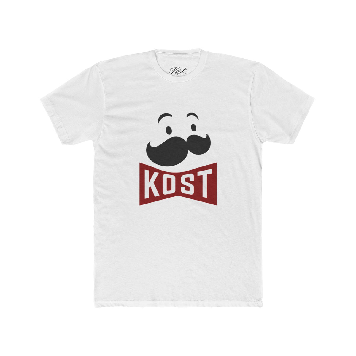Kost Mustache Logo T‑Shirt — Retro Mascot Tee
