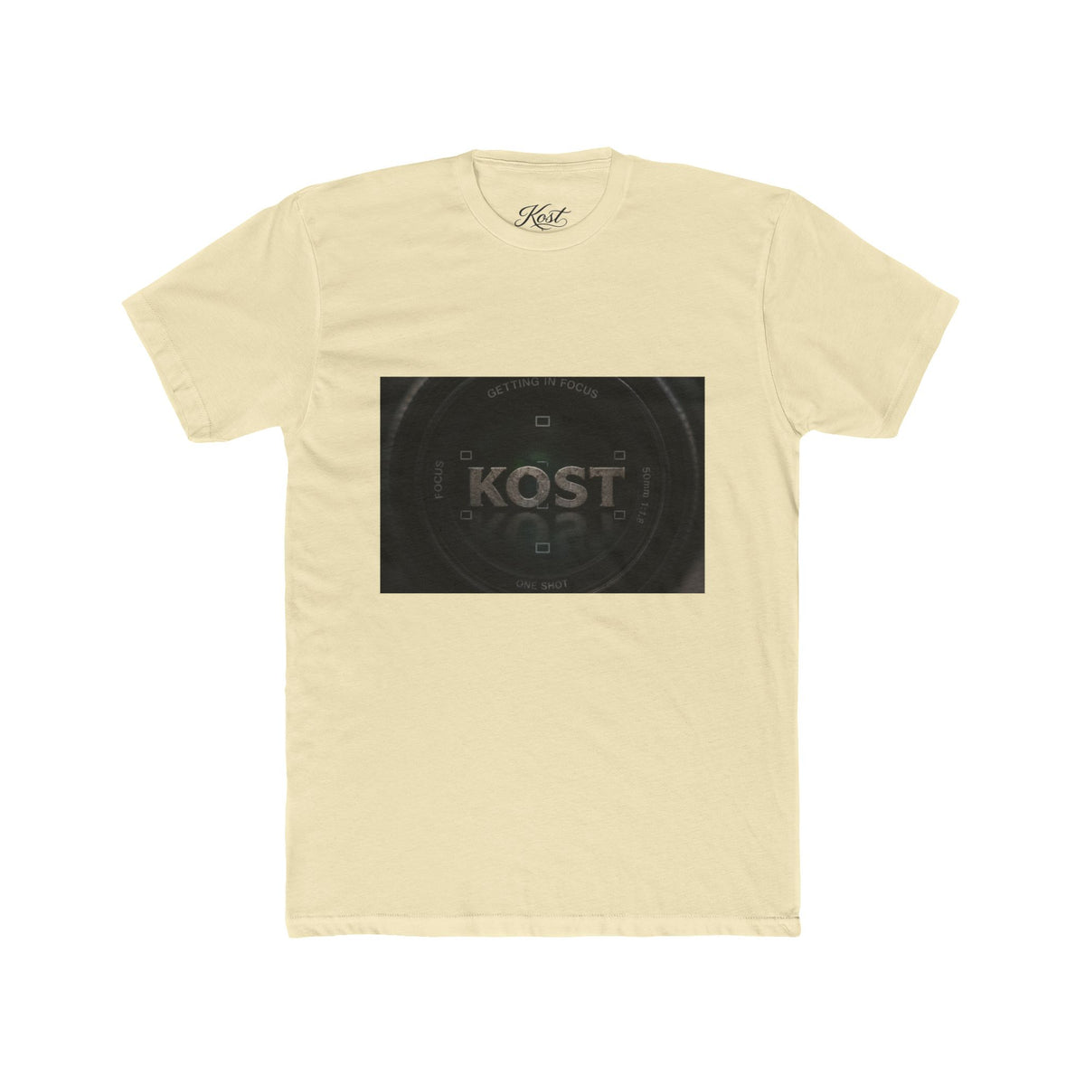 KOST Logo Tee — Minimalist Black Graphic Cotton T‑Shirt