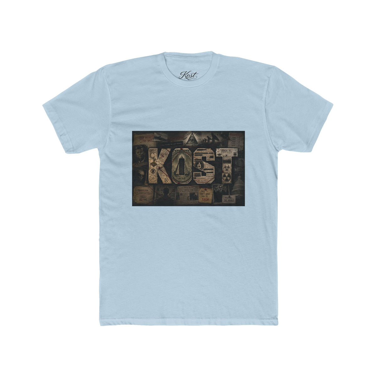 Lost Collage Crew Tee — Vintage Photo Graphic T‑Shirt