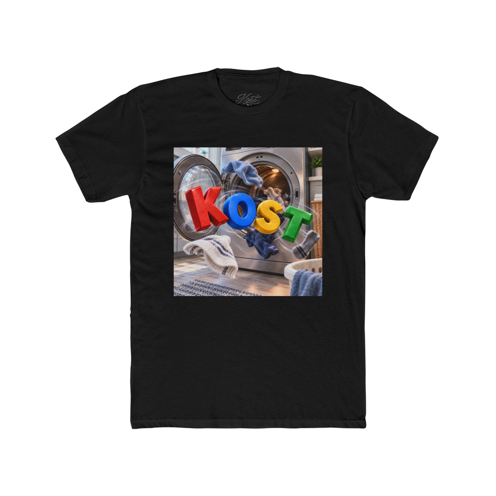 KOST Laundry Graphic Tee — Colorful Retro Washing Machine Design