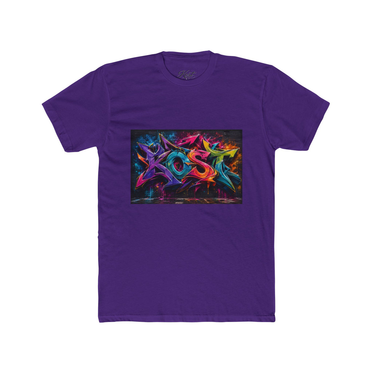 Abstract Neon Graffiti Tee