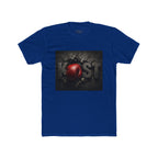 Lost Red Apple Graphic Tee — Distressed Dark Art T‑Shirt