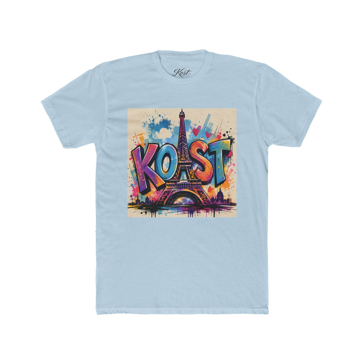 Paris Graffiti Tee — Colorful 'Koast' Eiffel Tower Street Art T-Shirt