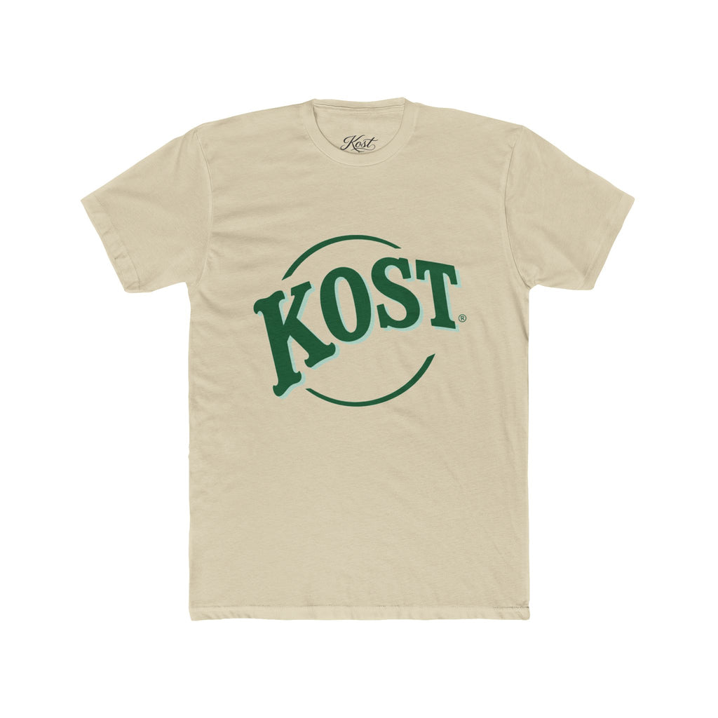 KOST Vintage Logo Tee — Green Retro Circle Graphic T-Shirt