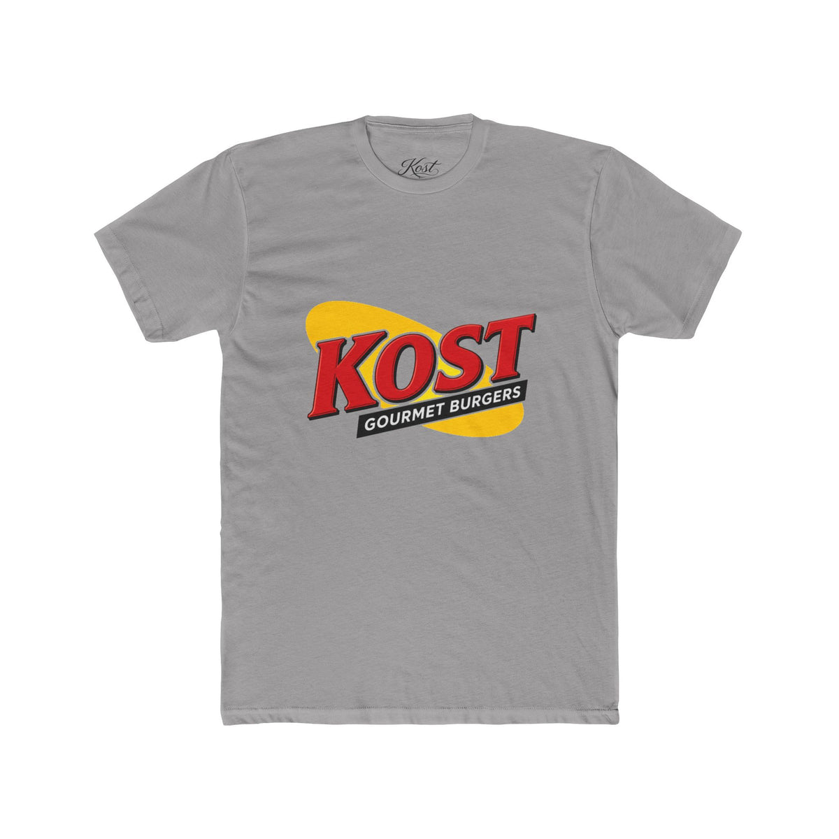 Burger Logo T‑Shirt — "KOST Gourmet Burgers" Retro Crew Tee