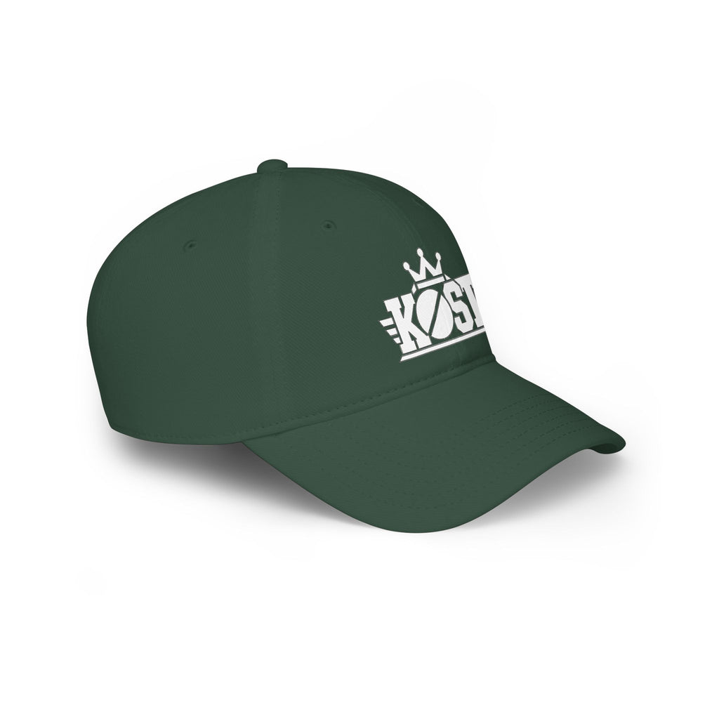 KØST Crown Logo Baseball Cap — Low Profile Red Hat