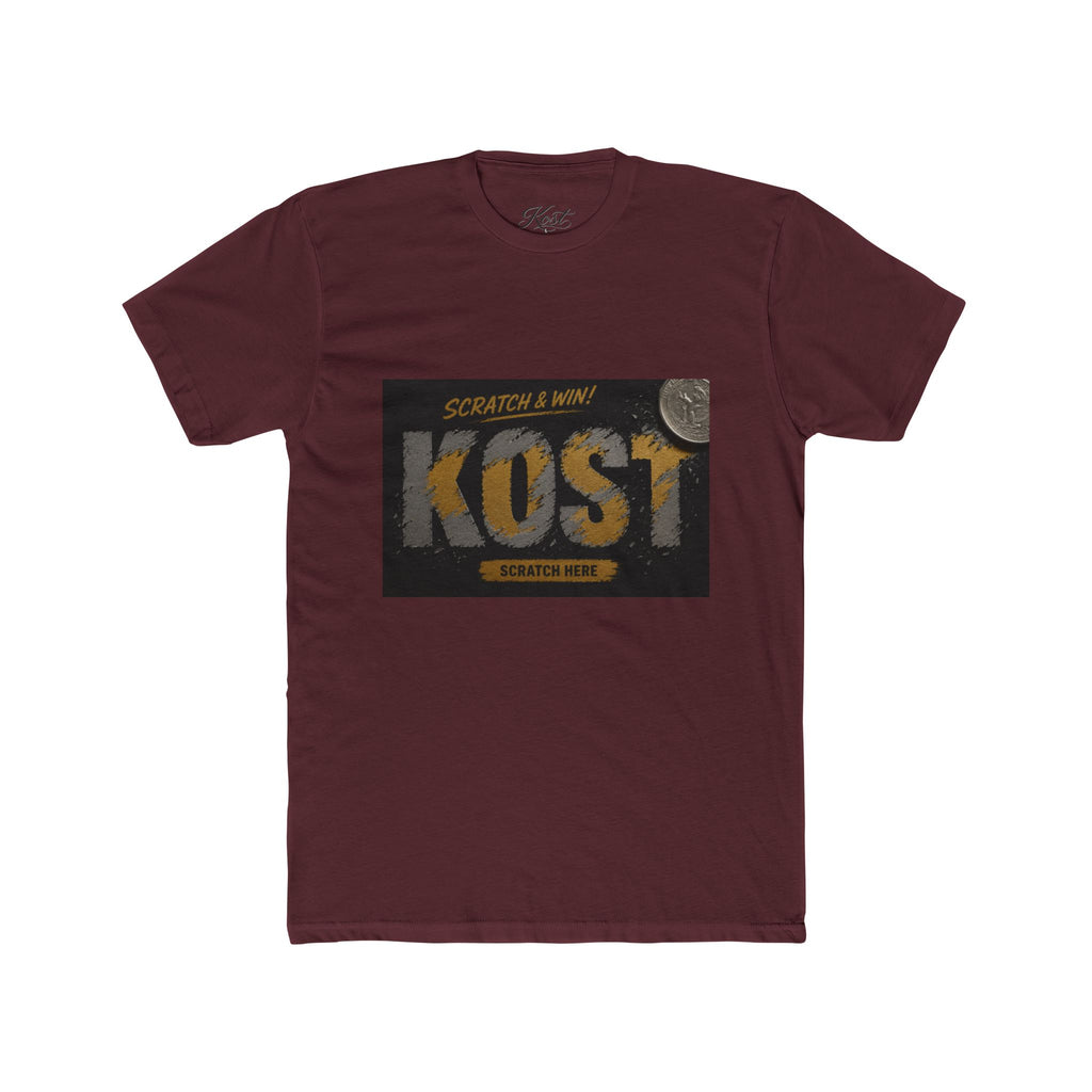 Kost Scratch & Win Graphic Tee — Retro Lottery Ticket Design