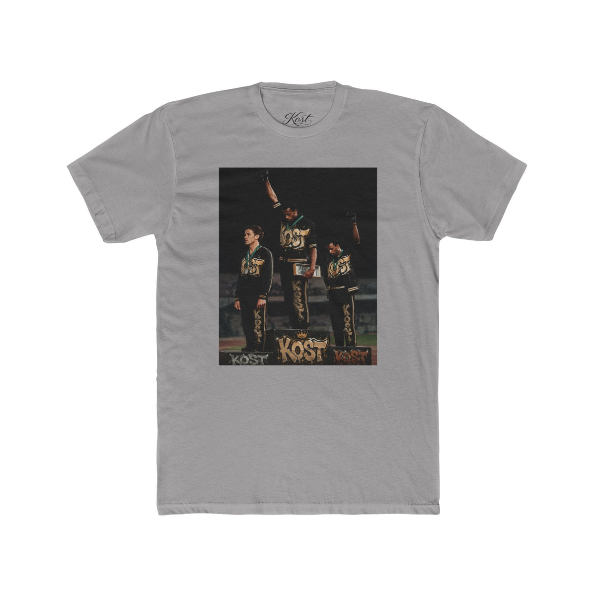 Vintage Band Photo Tee — KOST Crew Portrait Graphic T-Shirt