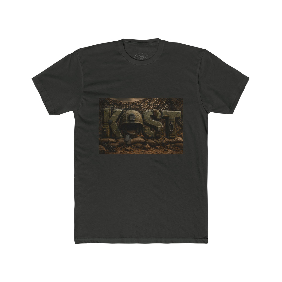 Rustic 'KAST' Forest Tee — Vintage Woodland Graphic T-Shirt