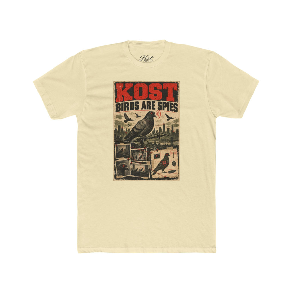 T-Shirt — KOST “Birds Are Spies” Vintage Propaganda Graphic Tee