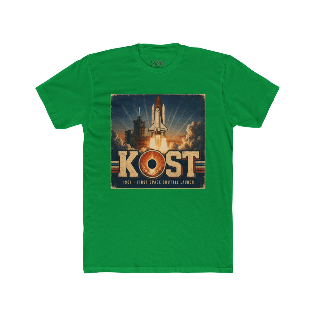 KOST Space Shuttle Retro Tee — Vintage Rocket Launch Graphic T-Shirt