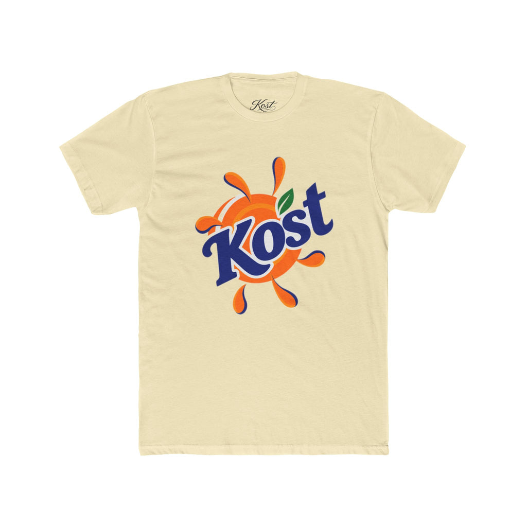 Kost Orange Splash Tee - Retro Logo Graphic T-Shirt