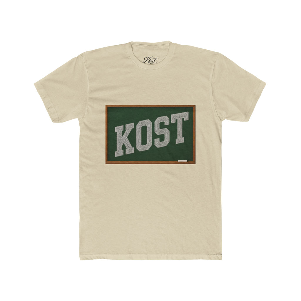 KOST Vintage Collegiate Tee — Retro Green Plaque Graphic