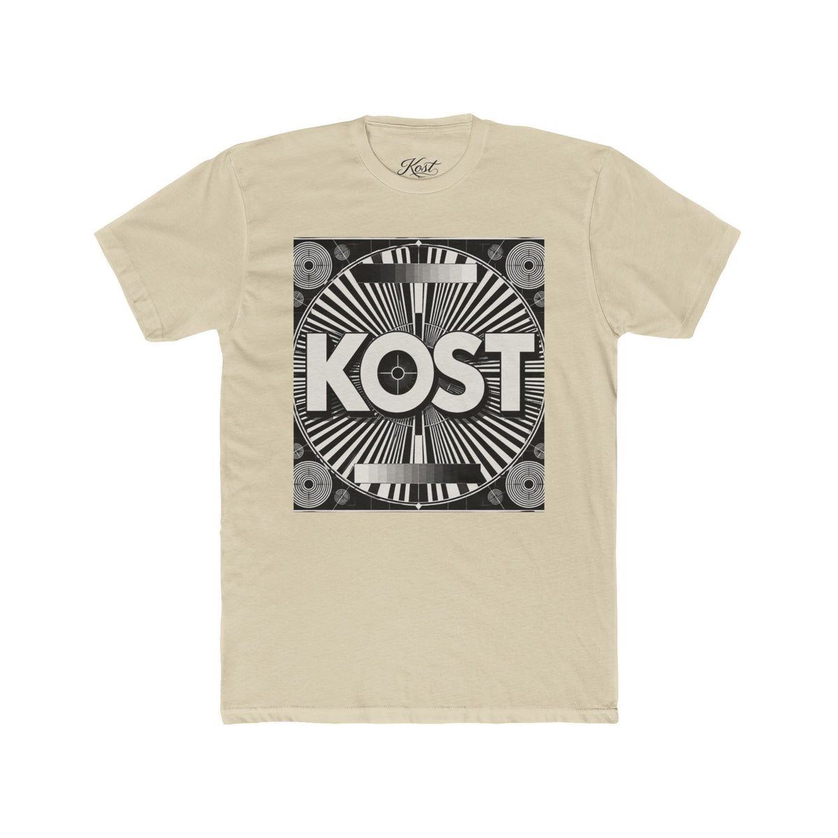 KOST Retro Test Pattern Tee — Vintage TV Signal Graphic T-Shirt