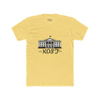 White Tee with Presidential Building Graphic & KOST Text