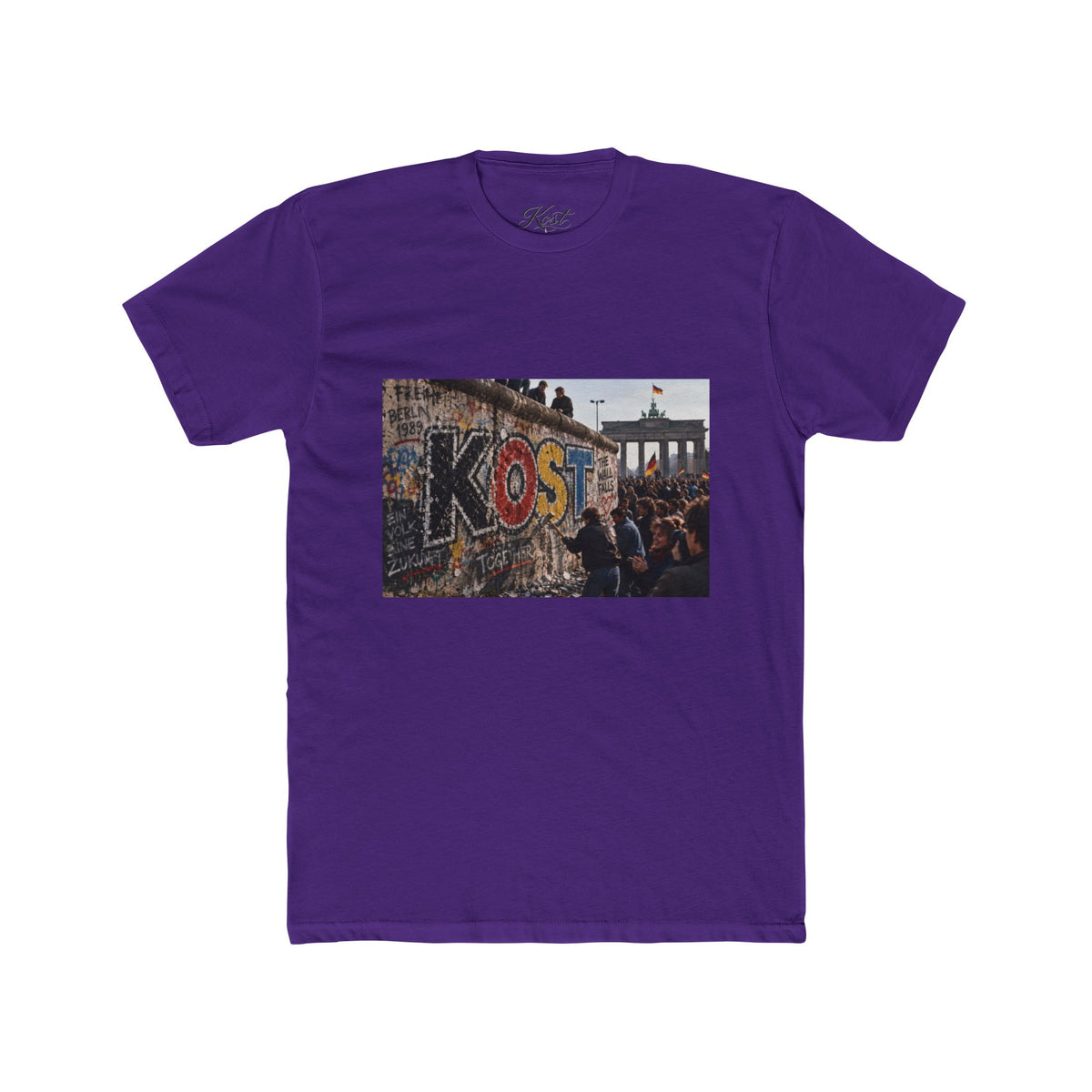 Berlin Wall Photo Tee — 'KOST' Street Art Crew Shirt