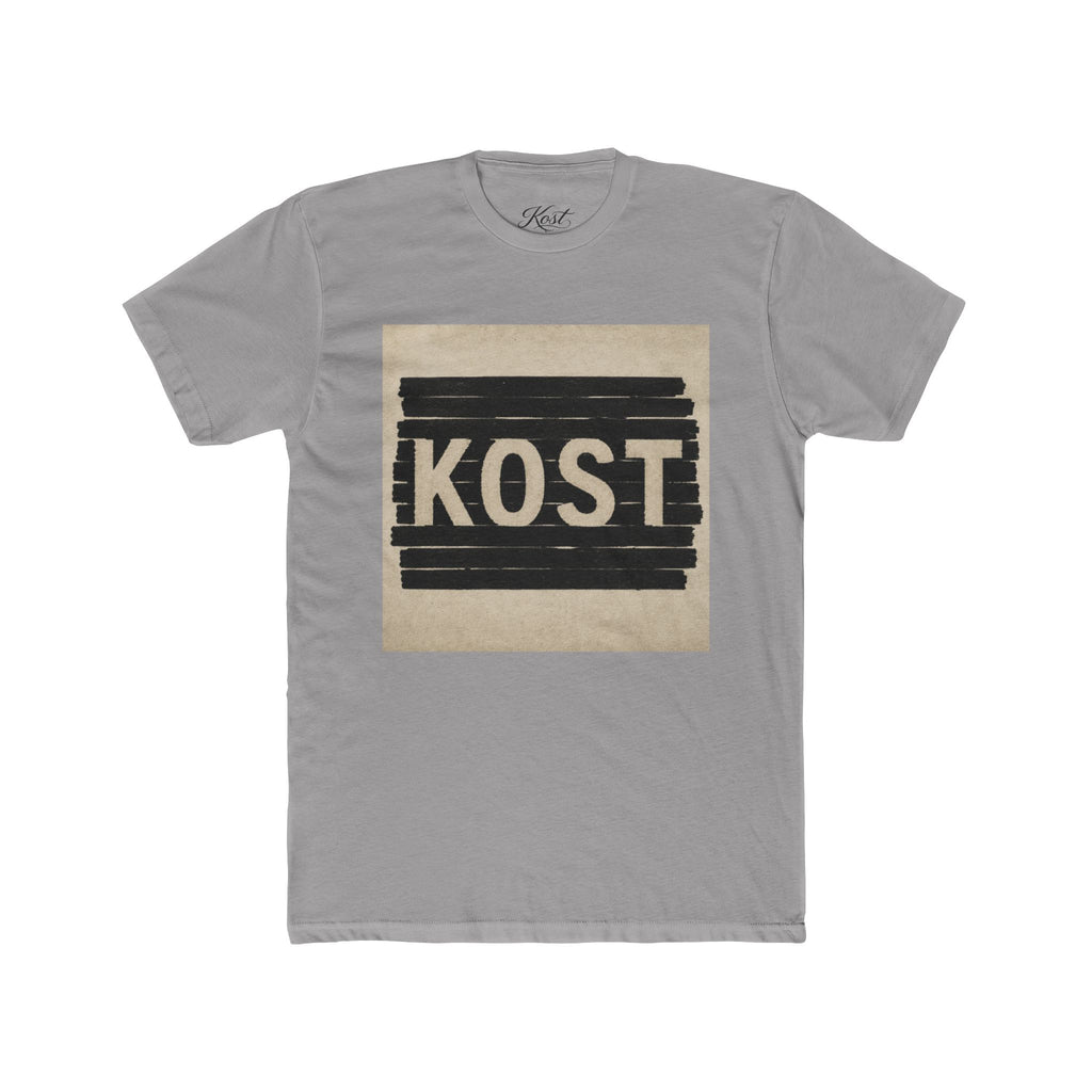 KOST Graphic Tee – Vintage Block Logo Cotton T‑Shirt