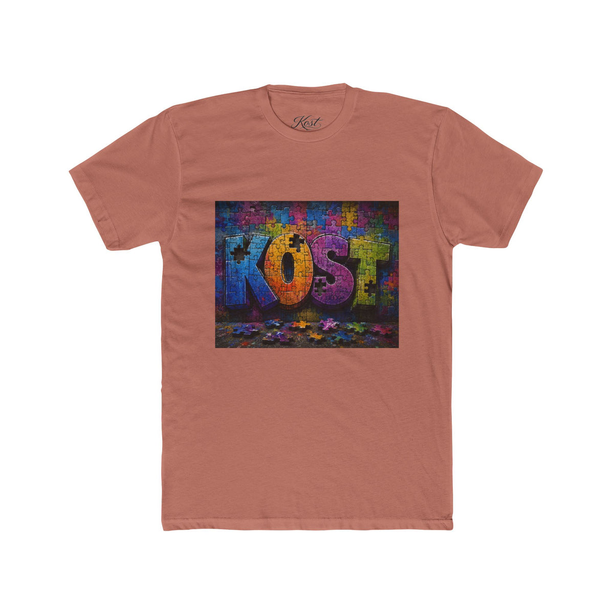 KOST Colorful Graffiti Crew T-Shirt — Vibrant Urban Street Art Tee