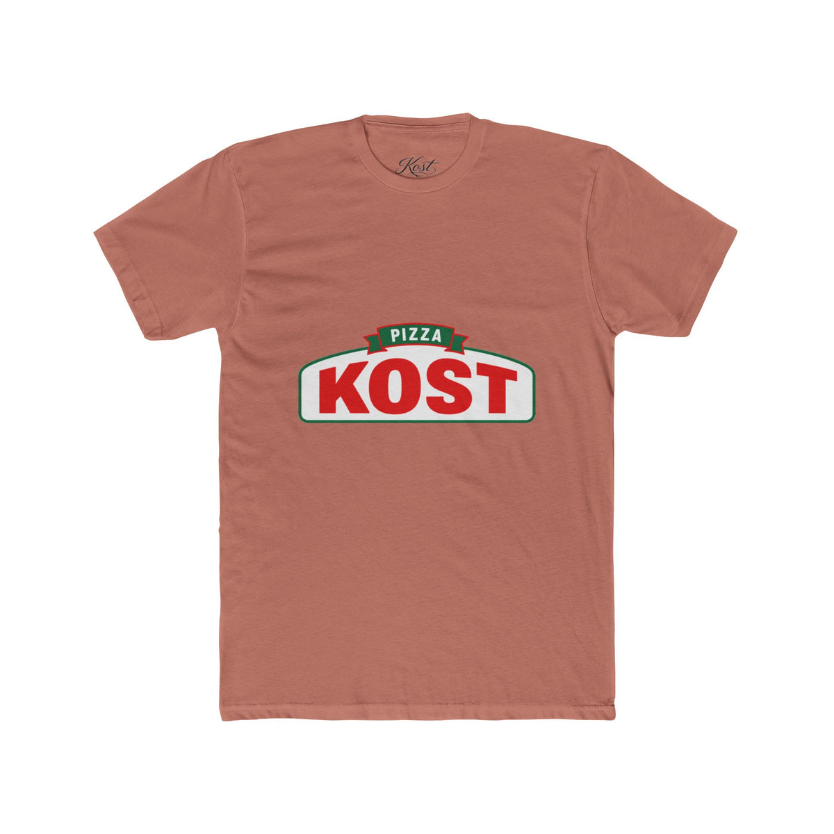 Pizza Kost Logo Tee — Vintage-Inspired Pizza Shop T-Shirt