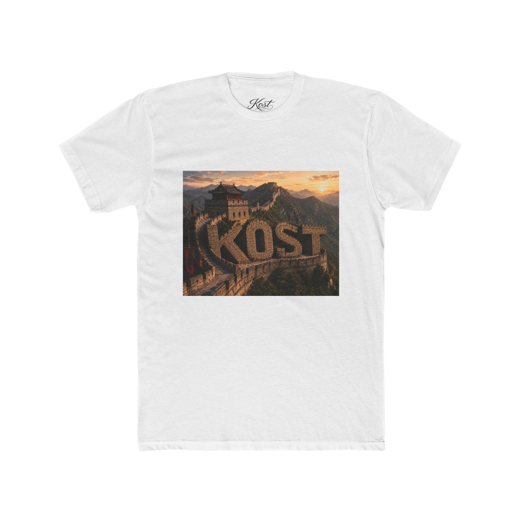 KOST Mountain Scenic Graphic Tee — Vintage Sunset Landscape T-Shirt
