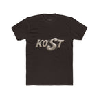 KOST Metallic Logo Tee - Retro Chrome Graphic T-Shirt