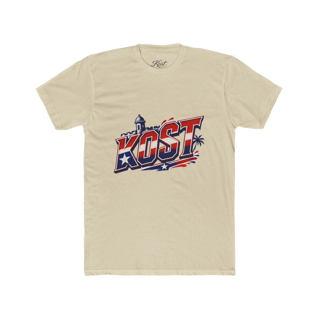KOST Retro Palm Beach T-Shirt — Americana Surf Vibes