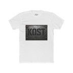 KOST Industrial Metal Plaque T‑Shirt — Vintage Steel Nameplate Tee