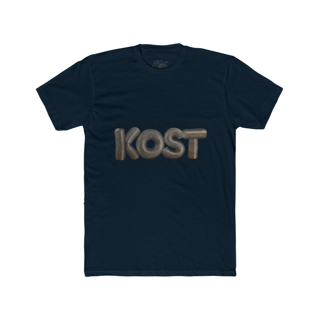 KOST Logo Tee — Retro 3D Lettering Cotton T‑Shirt
