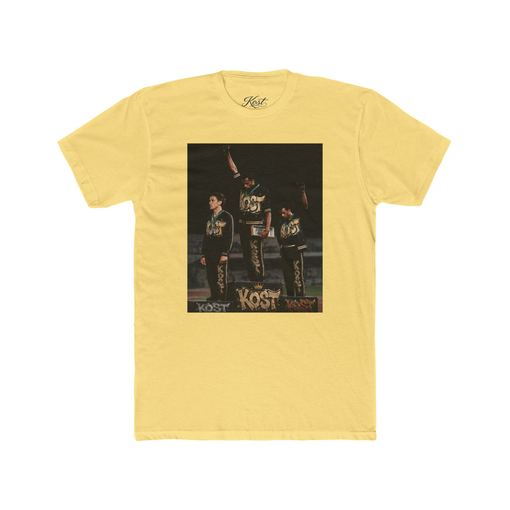 Vintage Band Photo Tee — KOST Crew Portrait Graphic T-Shirt